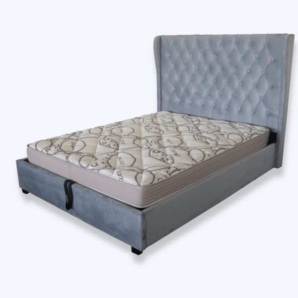 Roma Gas Lift Storage Bed Frame – Queen - Image 2