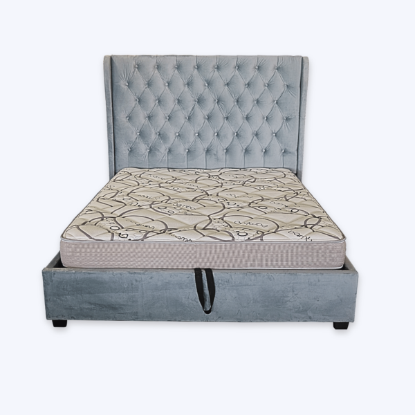 Roma Gas Lift Storage Bed Frame – Queen - Image 3