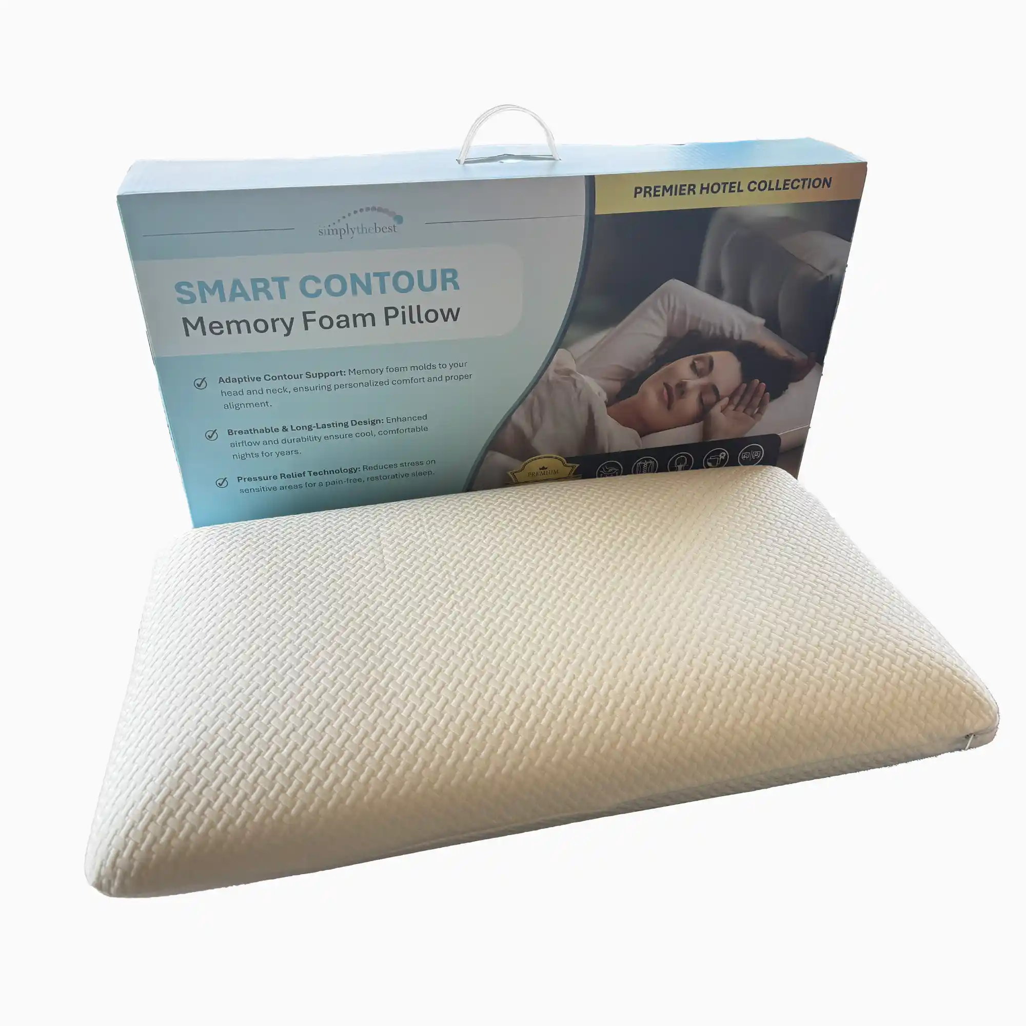 Smart Contour Memory Foam Pillow 02