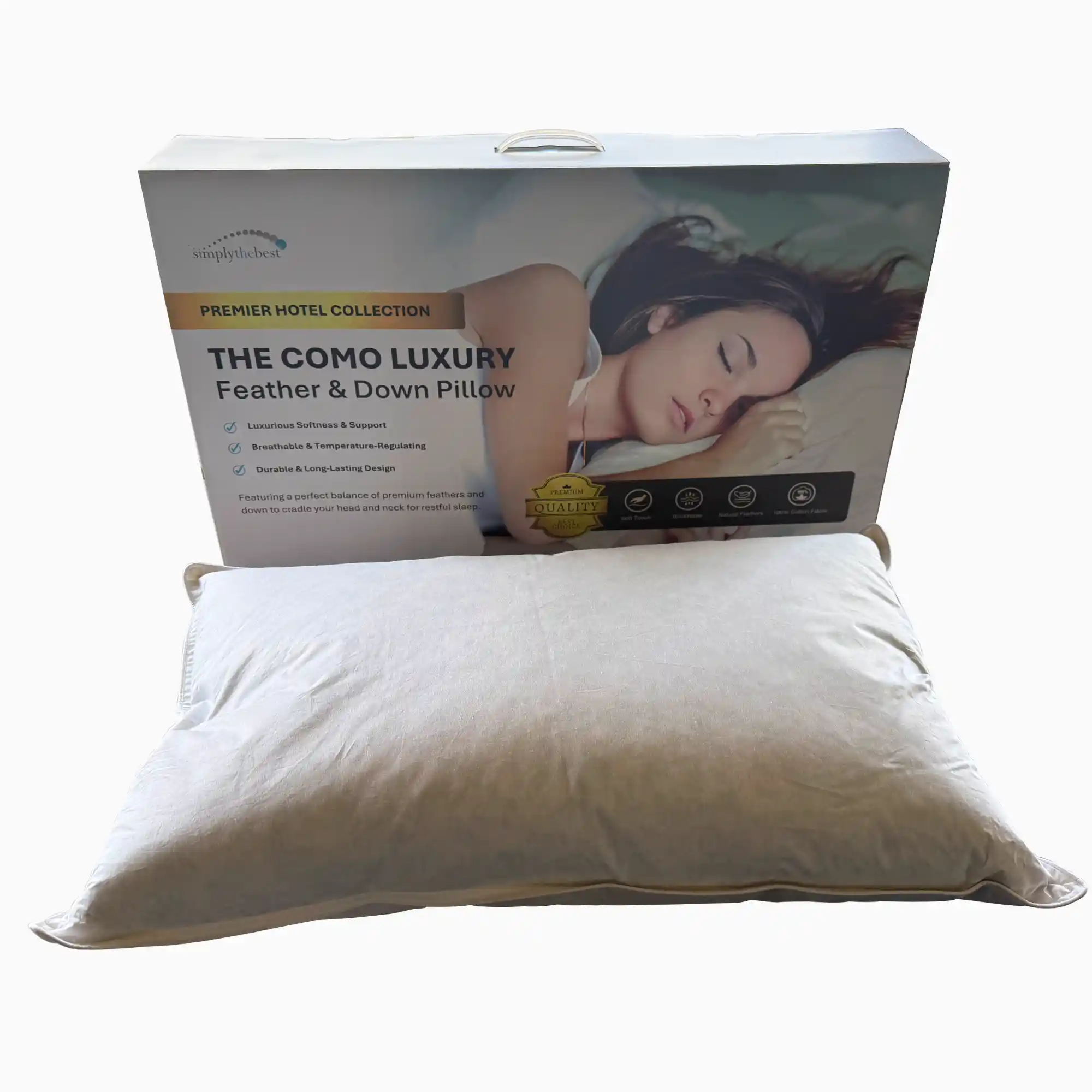 The Como Luxury Feather & Down Pillow